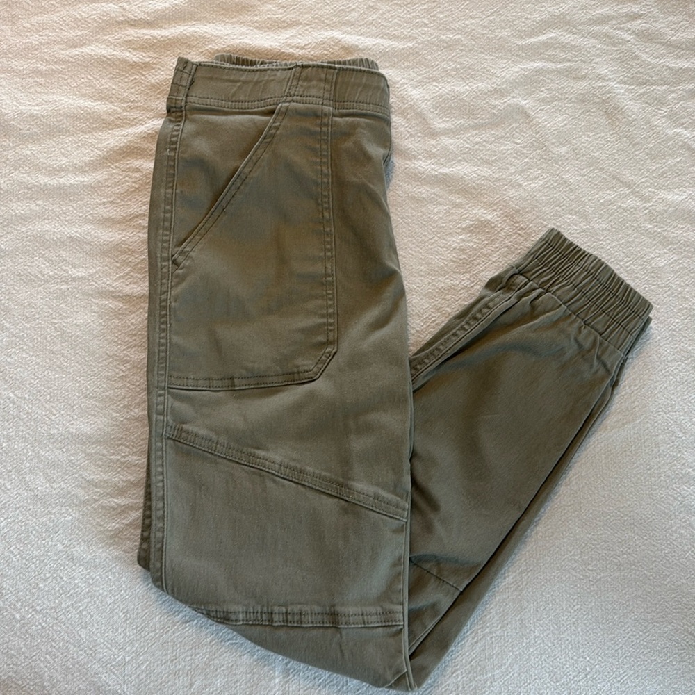Women’s Green Size Medium 98% Cotton Blend Sincerely Jules Utility Jogger - Picture 3 of 9